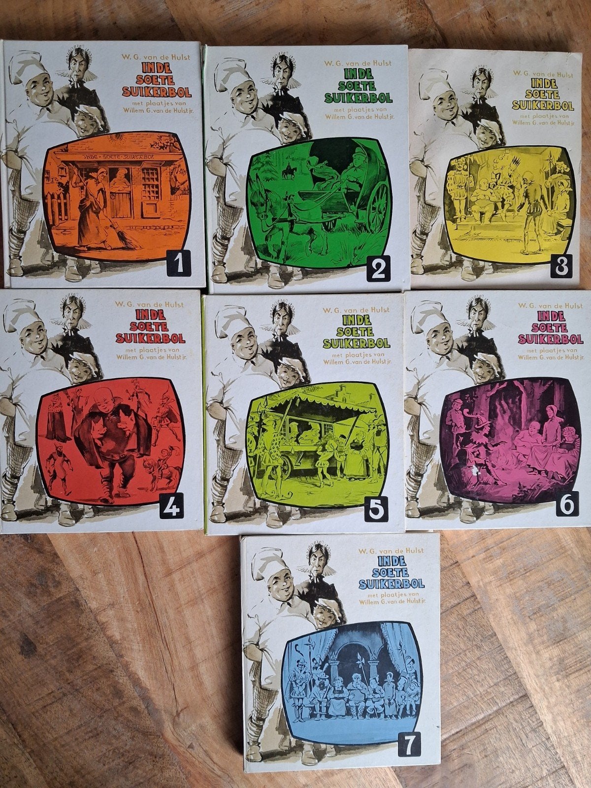 In de Soete Suikerbol set van zeven boeken, Boeken, Ophalen of Verzenden, W.G. van de Hulst., Fictie algemeen