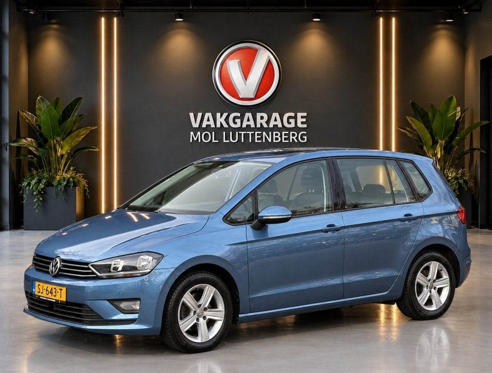 Volkswagen Golf Sportsvan 1.2 TSI 110PK Comfortline, CRUISE, Auto's, Stof, Gebruikt, 4 cilinders, Blauw