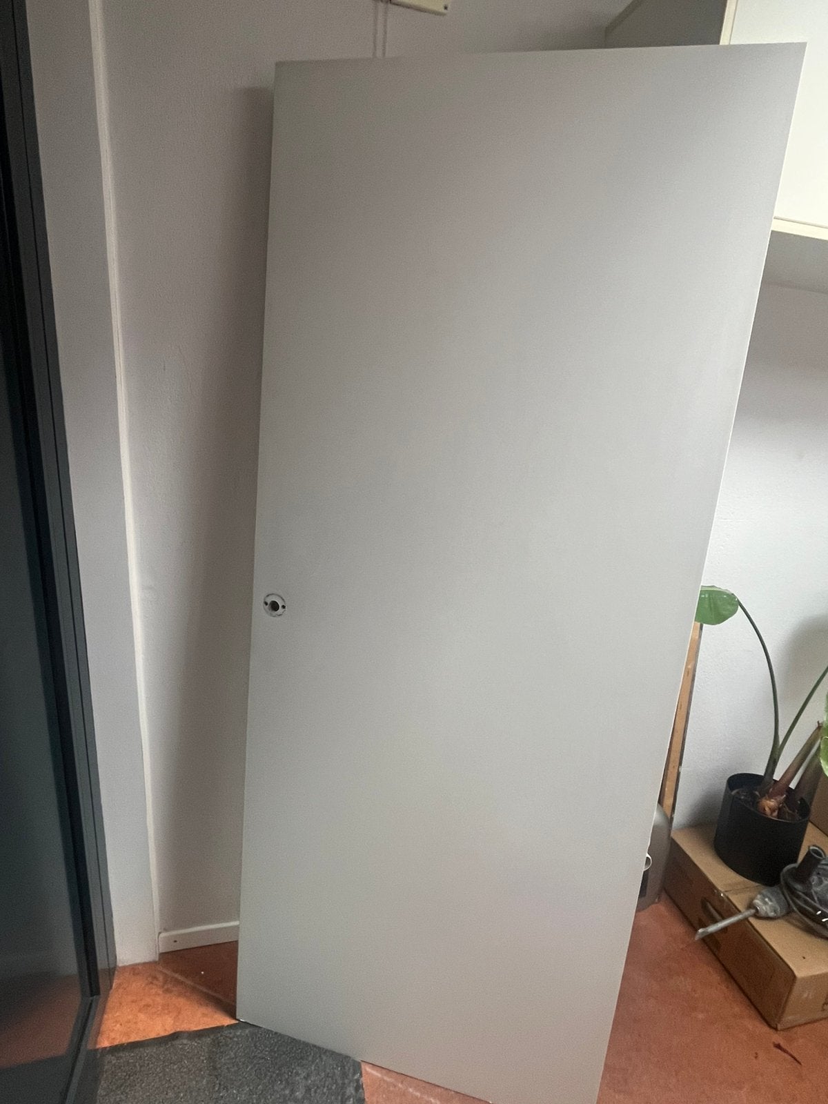 Massief houten deur, Doe-het-zelf en Verbouw, Deuren en Horren, Ophalen, 80 tot 100 cm, Binnendeur, Zo goed als nieuw