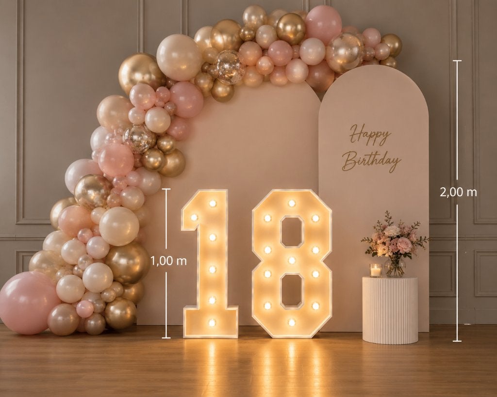 LED Cijfers Huren | 18, 20, 30, 40 en andere combinaties