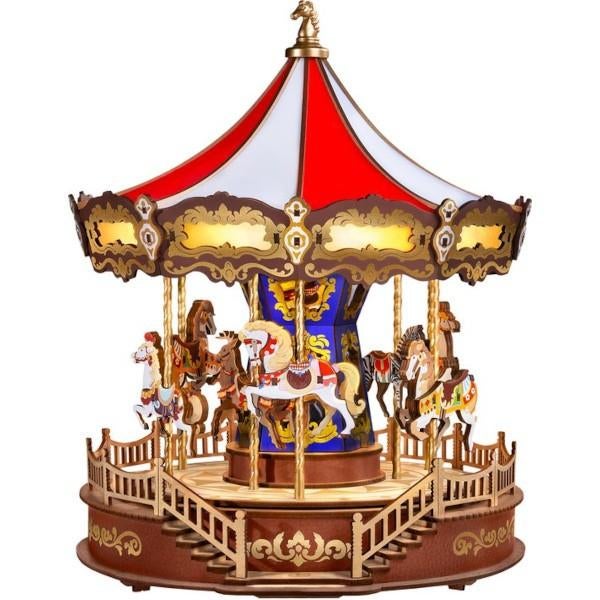 Robotime Classic Carousel AMC01 Bouwpakket Nieuw, Groter dan 1:32, Nieuw, Ophalen of Verzenden, Robotime