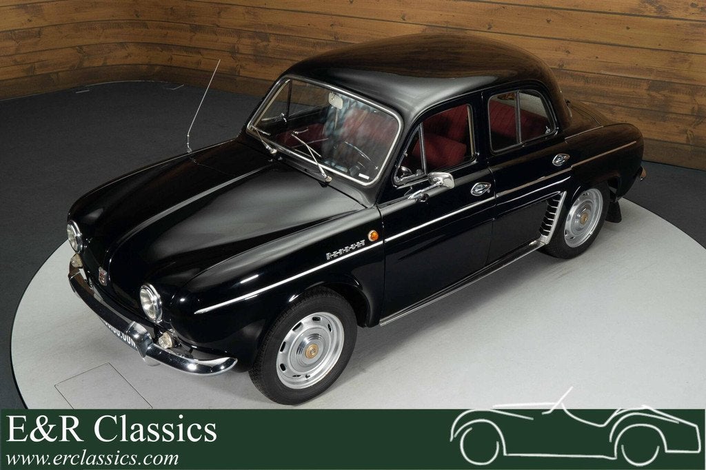 Renault Dauphine Sedan | 1965, Auto's, Zwart, Handgeschakeld, Sedan, 30 pk