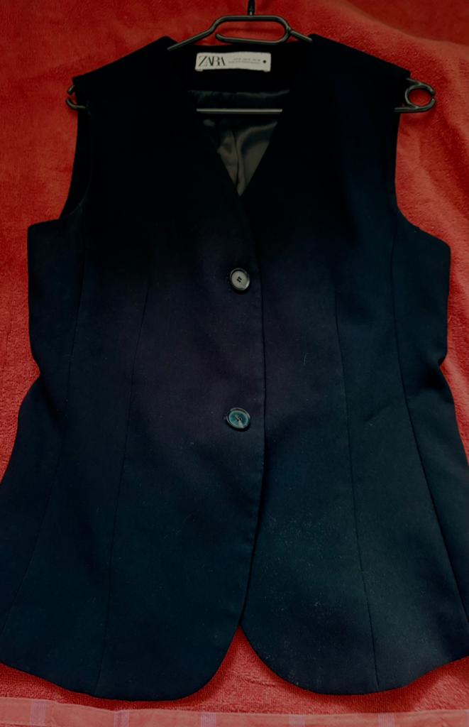 Zgan. Zara Gilette. Maat M. Zwart, Ophalen of Verzenden, Zo goed als nieuw, Maat 38/40 (M), Zwart
