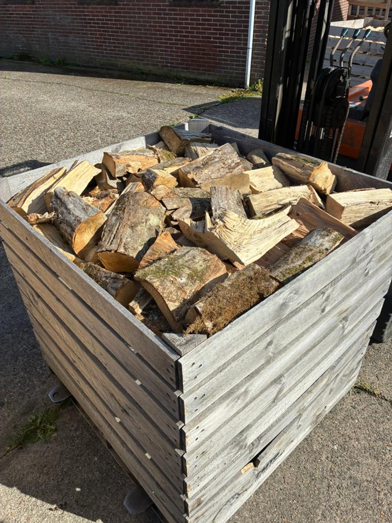 Haardhout, brandhout, stookhout, Tuin en Terras, Haardhout, Minder dan 3 m³, Ophalen of Verzenden