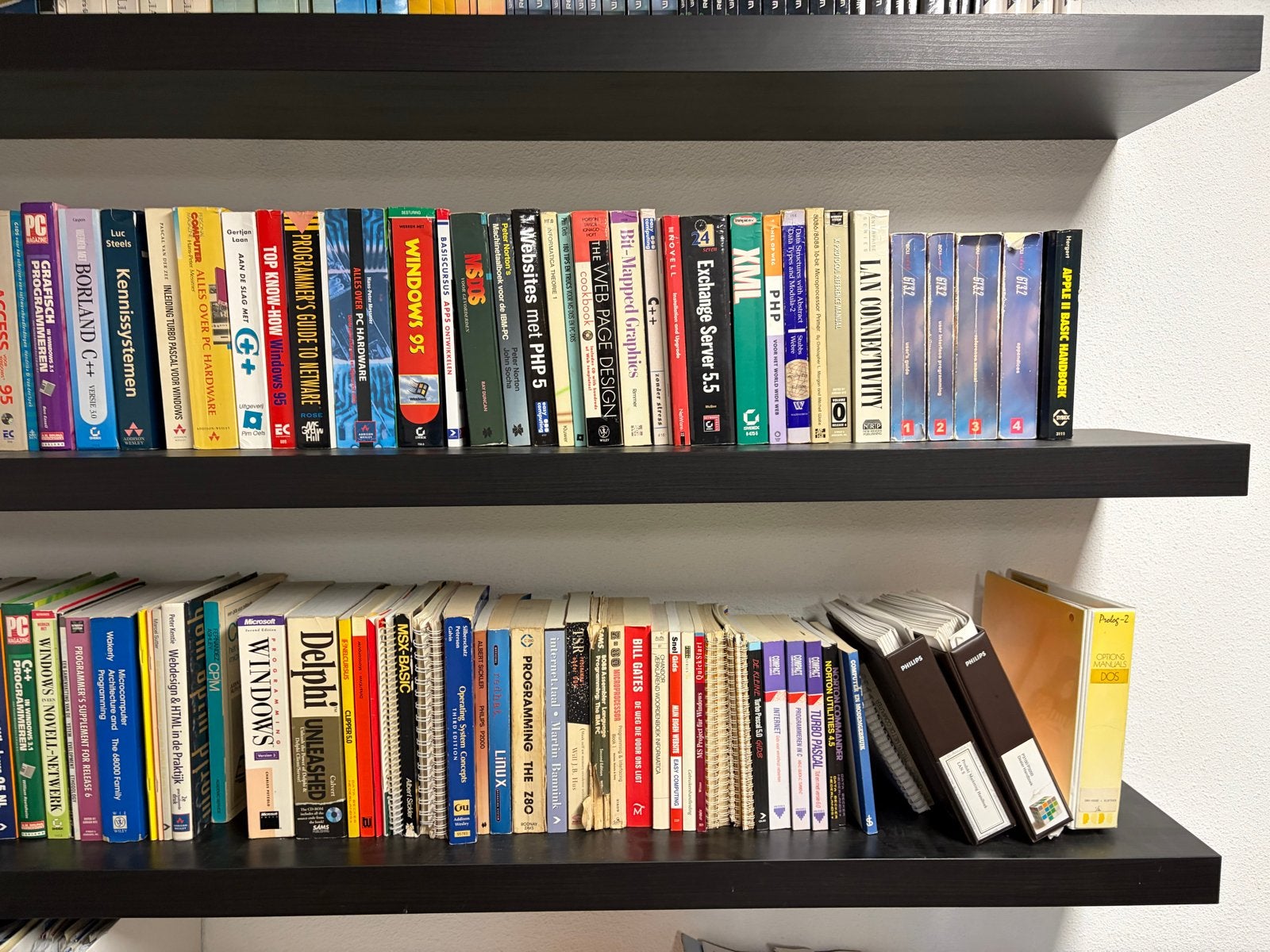 Collectie computerboeken: programmeren, OS, hardware, Boeken, Informatica en Computer, Ophalen, Gelezen, Programmeertaal of Theorie