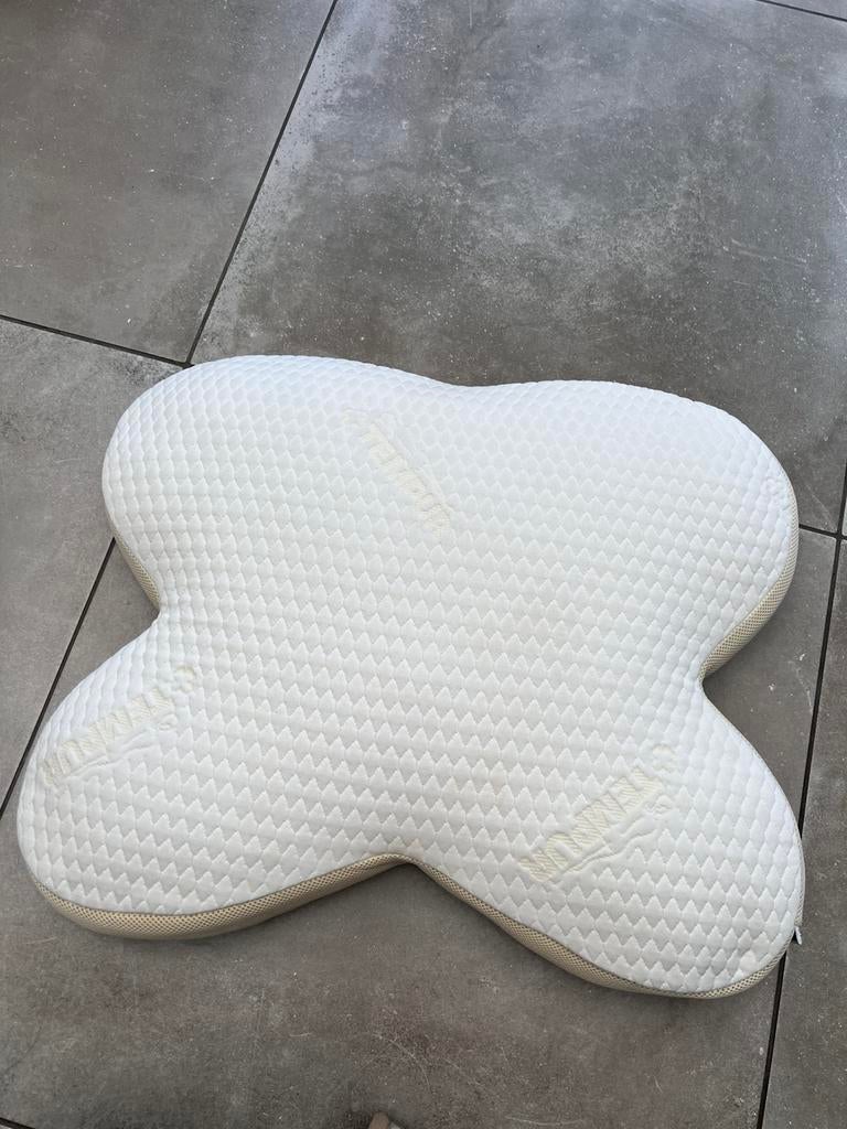 TEMPUR OMBRACIO HOOFDKUSSEN ERGONOMISCHE NEKSTEUN KUSSEN, Eenpersoons, Wit, Ophalen of Verzenden, Zo goed als nieuw