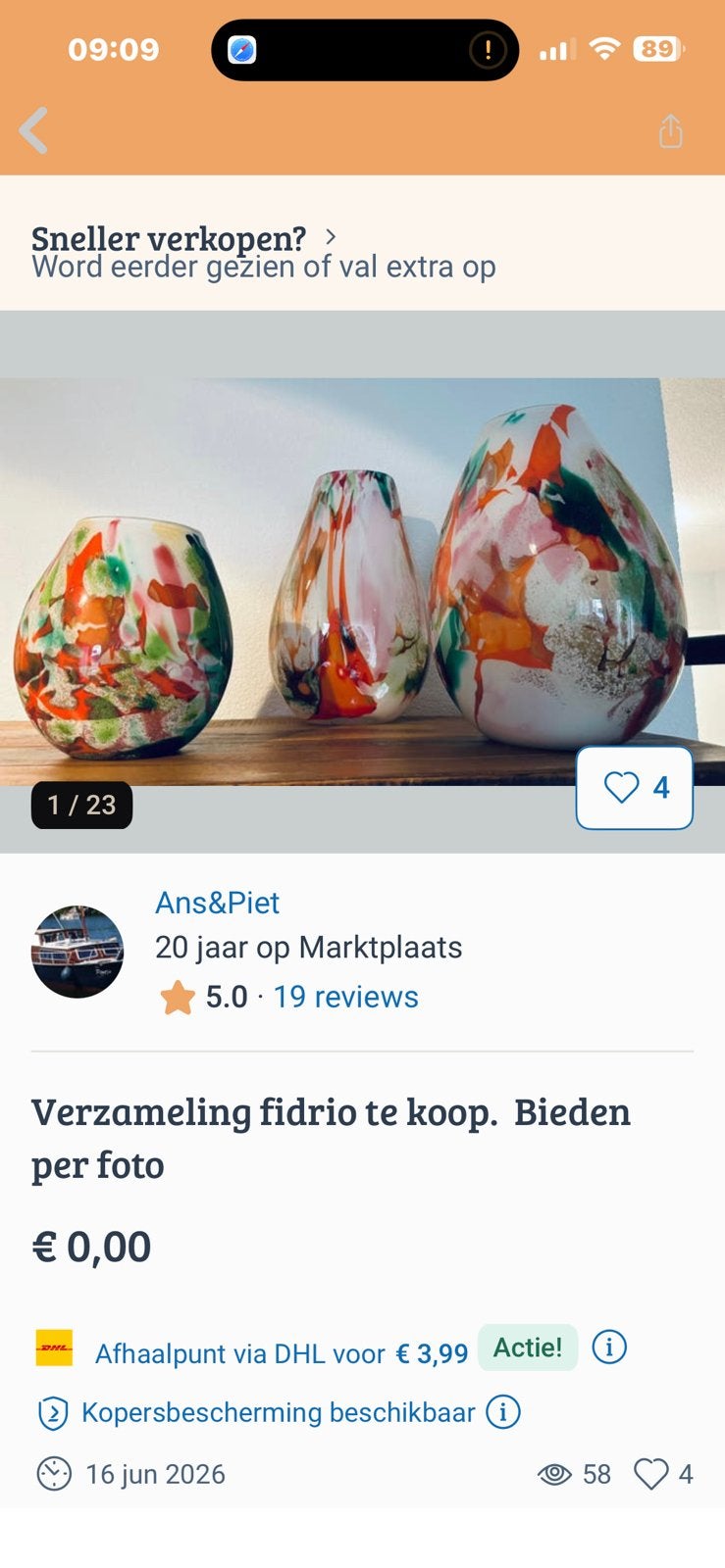 Verzameling te koop., Huis en Inrichting, Woonaccessoires | Vazen, Ophalen, Nieuw