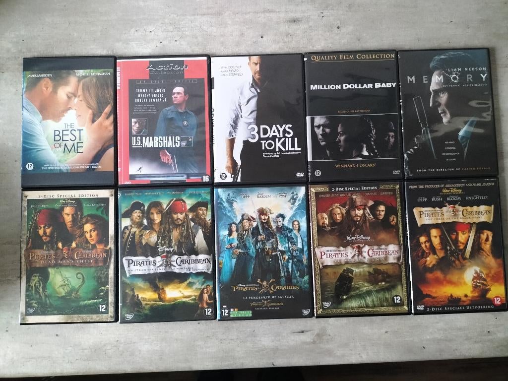 150 films, Cd's en Dvd's, Vanaf 16 jaar, Ophalen, Zo goed als nieuw, Overige genres
