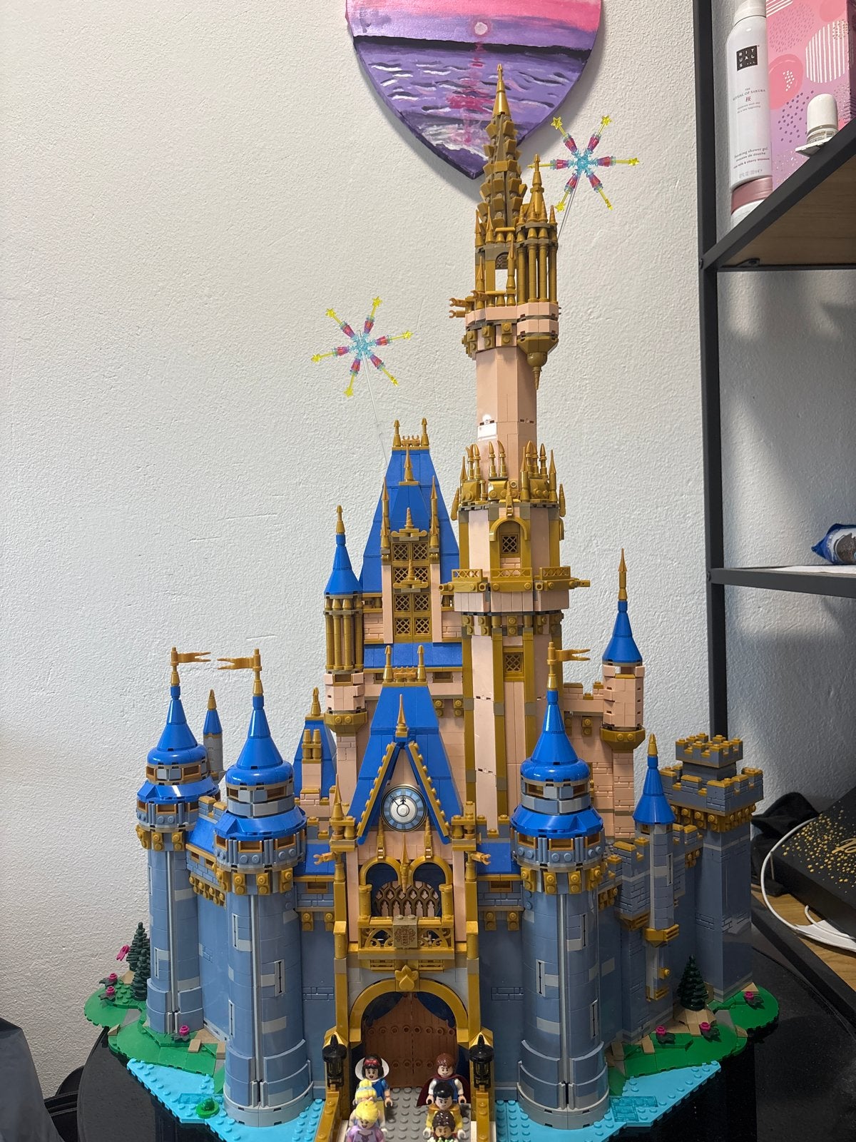 Lego Disney Kasteel 71040 met doos en boekjes, Ophalen, Lego, Zo goed als nieuw, Compleet