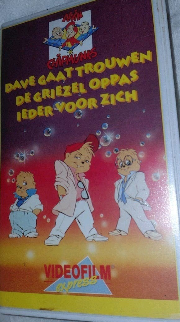 Alvin & de Chipmunks : Dave Gaat Trouwen video film express, Gebruikt, Alle leeftijden, Kinderprogramma of -film, VHS