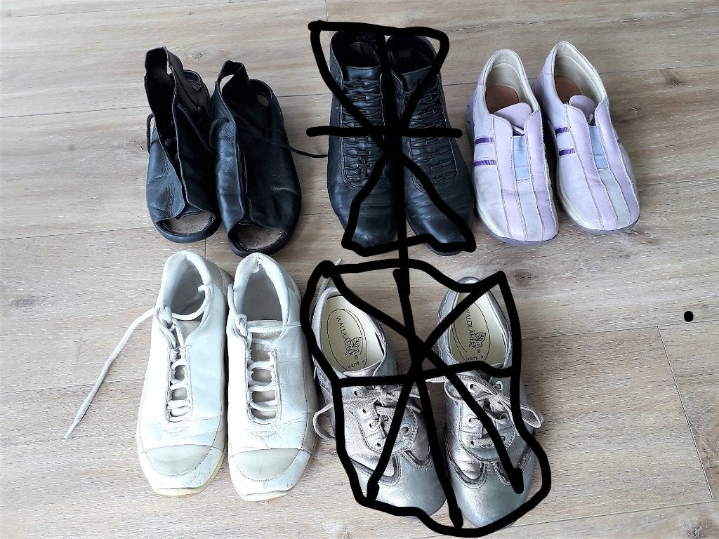 Dames schoenen mt 36, Ophalen, Overige kleuren, Sneakers of Gympen, Gedragen
