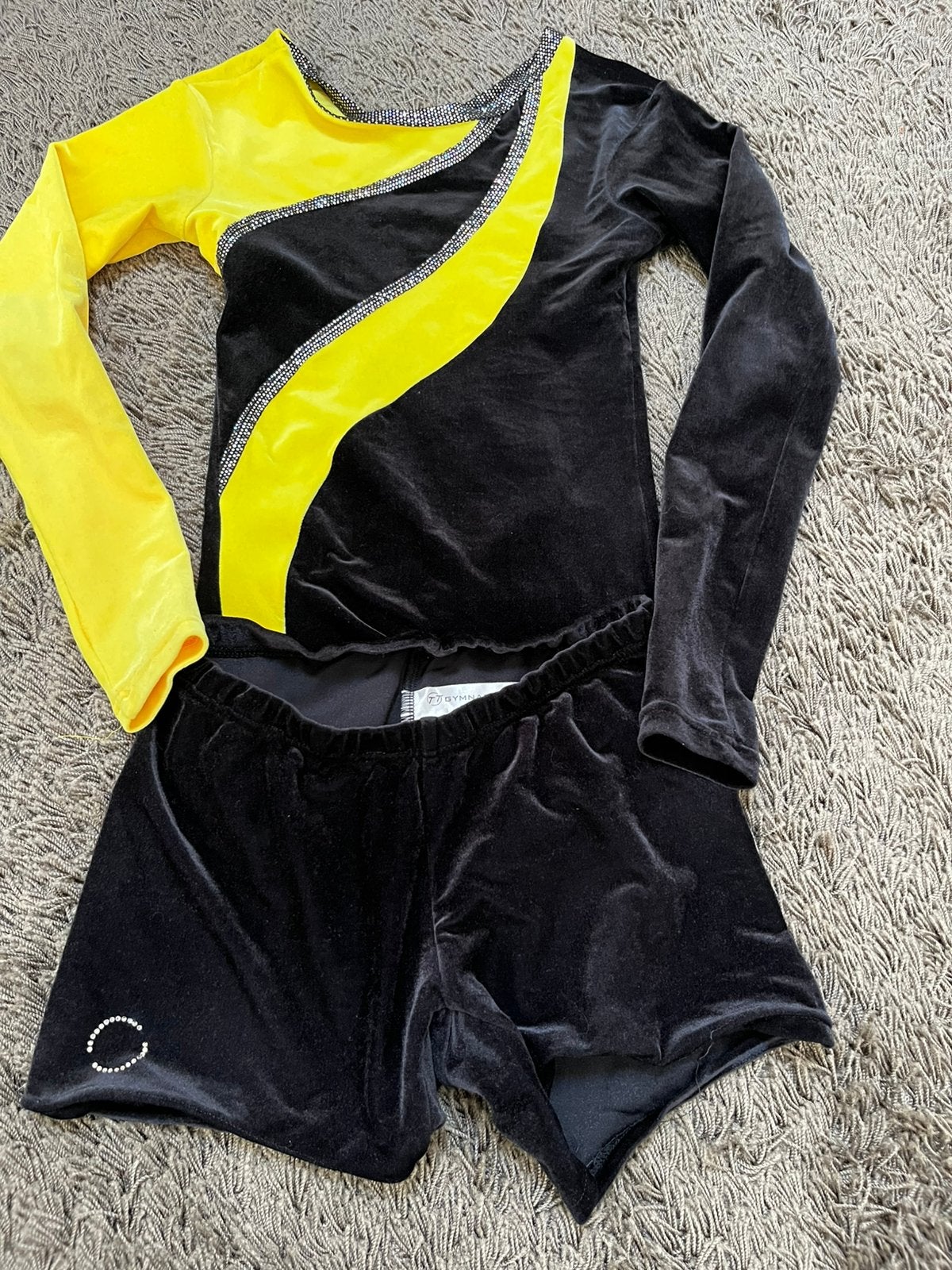 Turnpakje TT gumnastics 152, Gebruikt, Zwart, Ophalen of Verzenden, Turnpak(je)