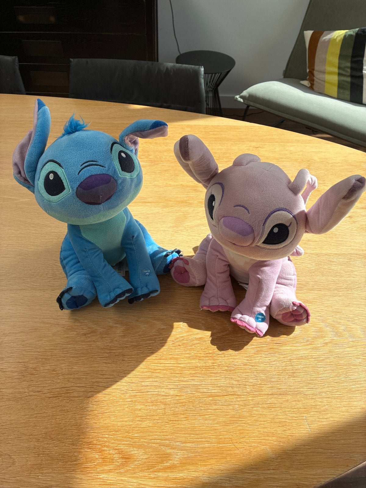 Disney Stitch en Angel knuffels - Zo goed als nieuw, Disney, Overige typen, Ophalen of Verzenden, Zo goed als nieuw