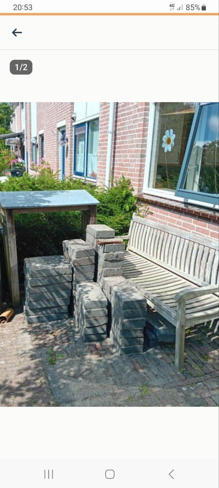 Gratis stenen, Ophalen, Beton, Klinkers
