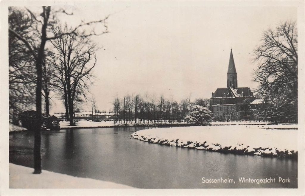 703-368-051 Sassenheim Wintergezicht Park, Verzenden, Voor 1920, Zuid-Holland