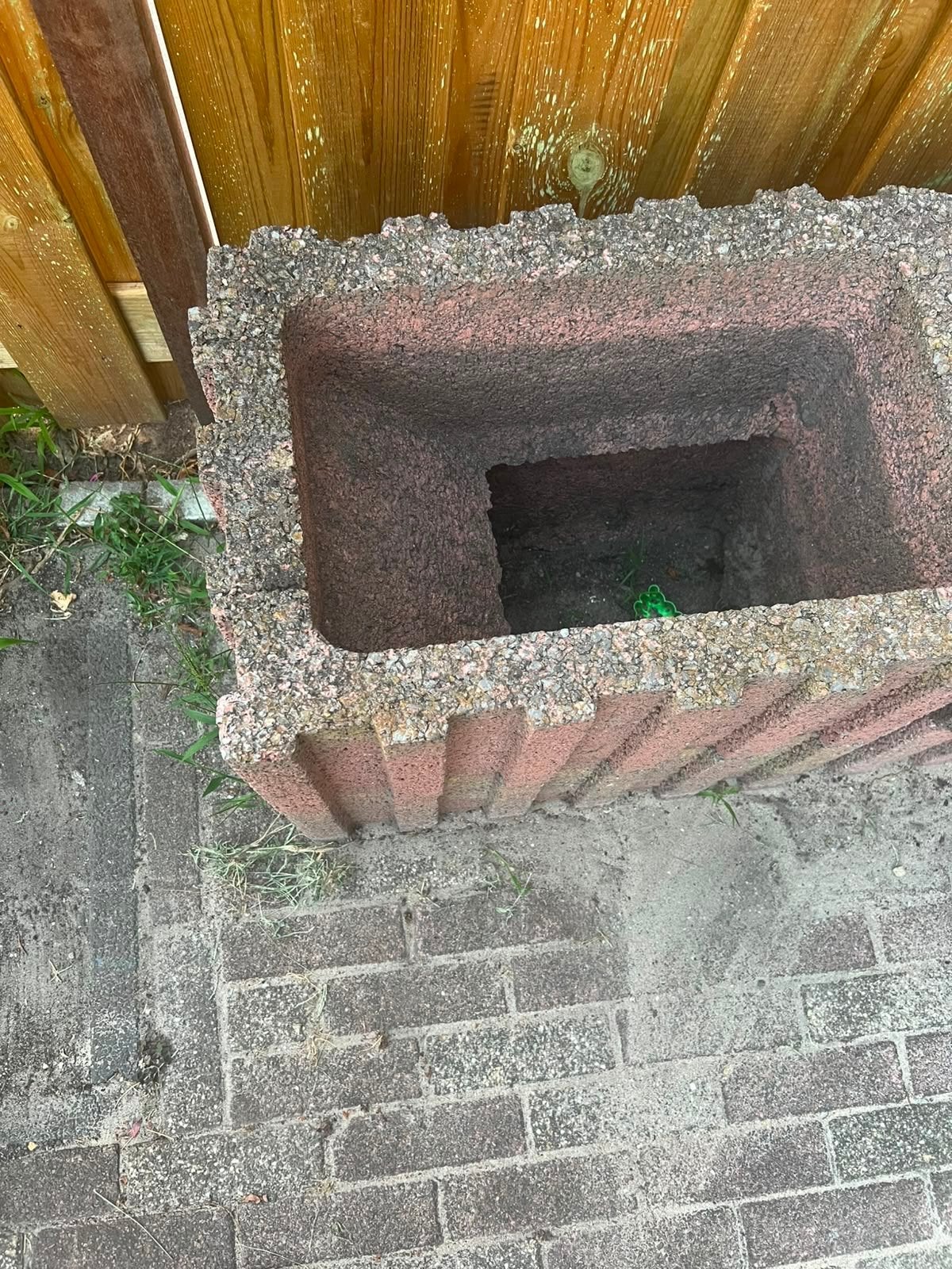Betonnen bloembakken - set van 3, Ophalen, Gebruikt, Balkon, 60 tot 100 cm