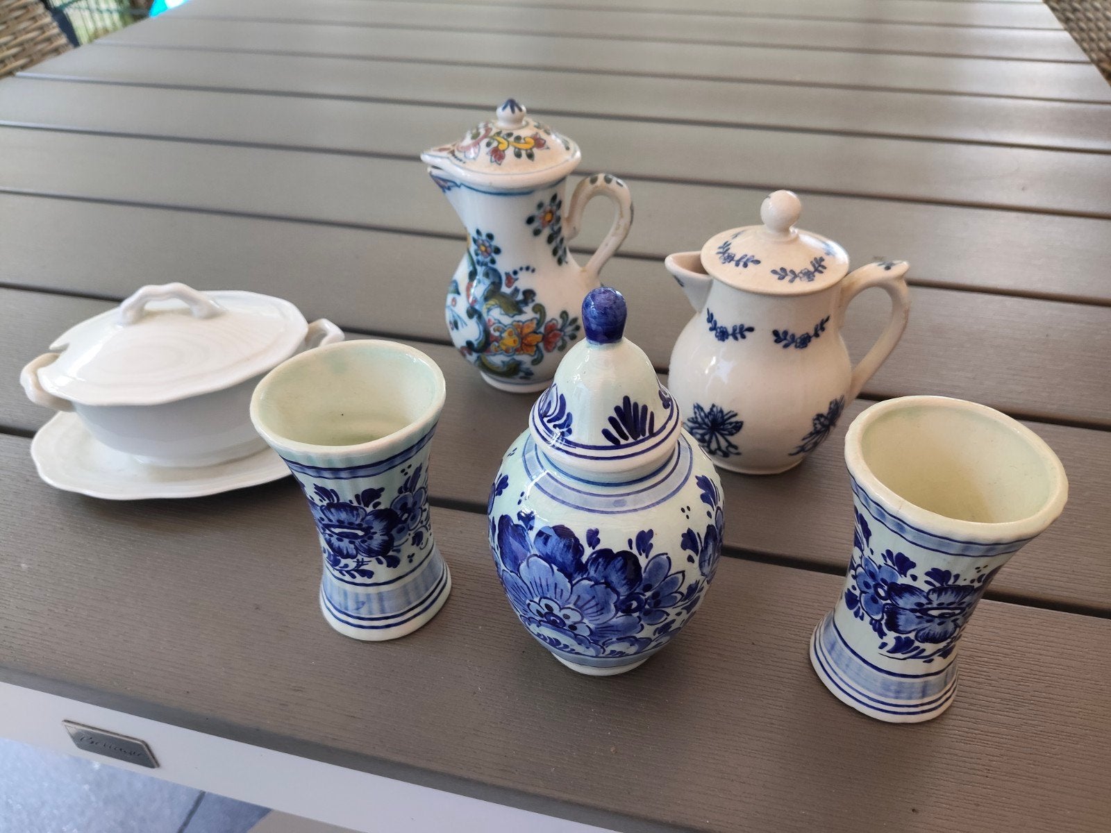 kast stelletje Delft potje Makkum, Ophalen, Overige stijlen