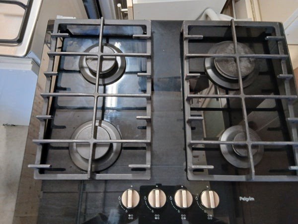 Pelgrim inbouw gaskookplaat – gas op glas, Ophalen, Minder dan 85 cm, Inbouw, Gas