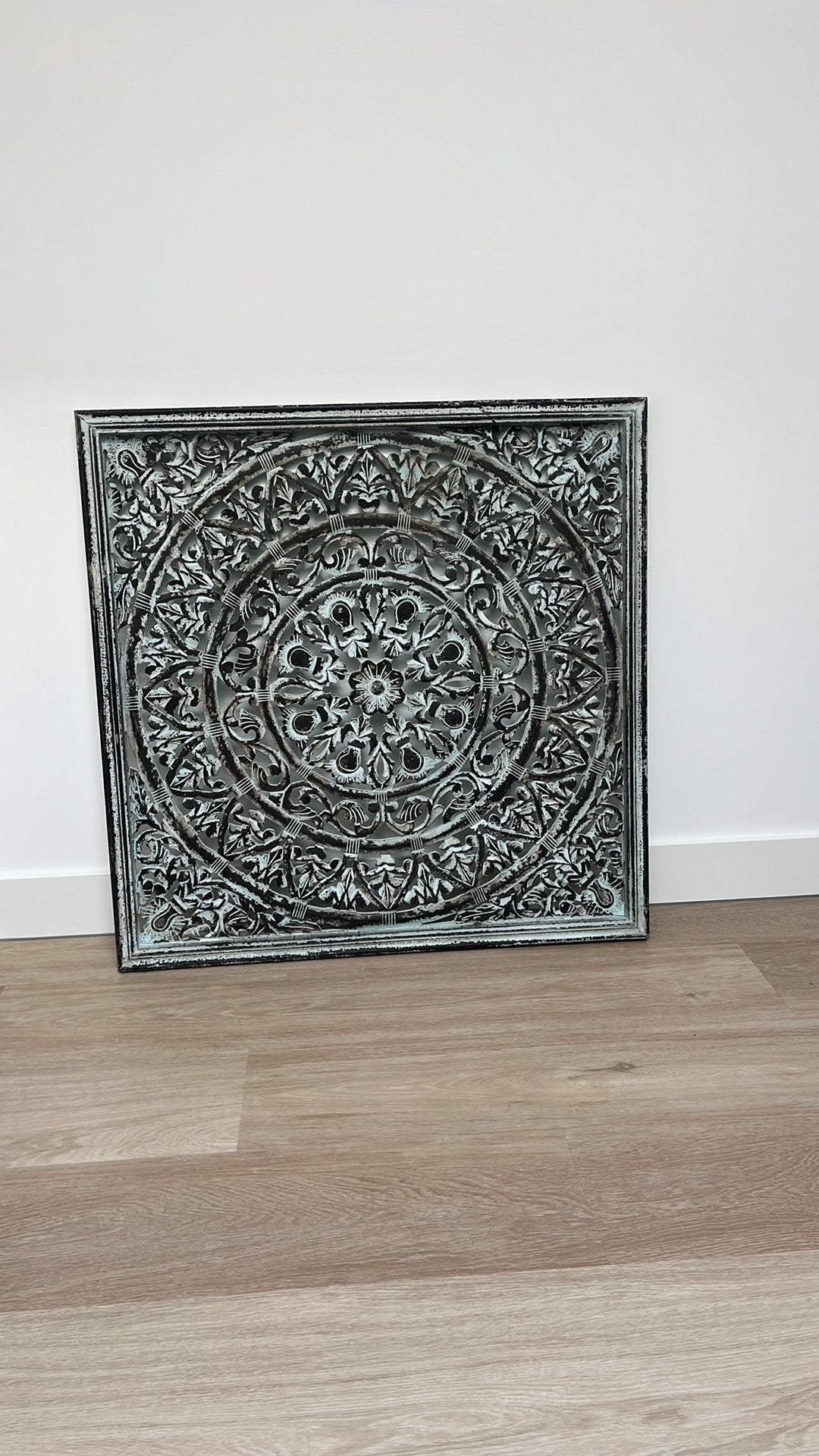 Wandpaneel. Vierkant 90cm, 90 cm, Hout, Ophalen of Verzenden, Zo goed als nieuw