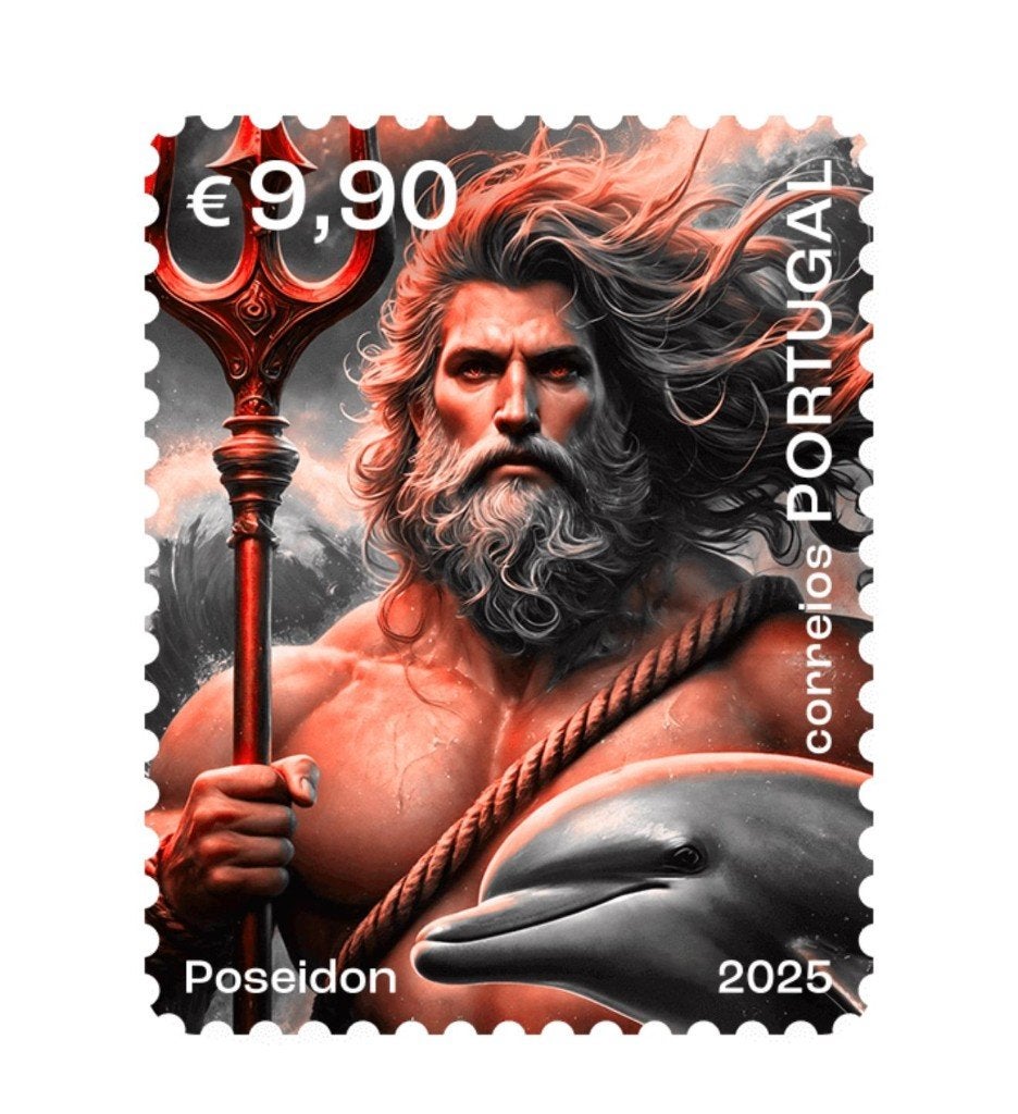 Crypto Stamp Poseidorn RED, Verzenden