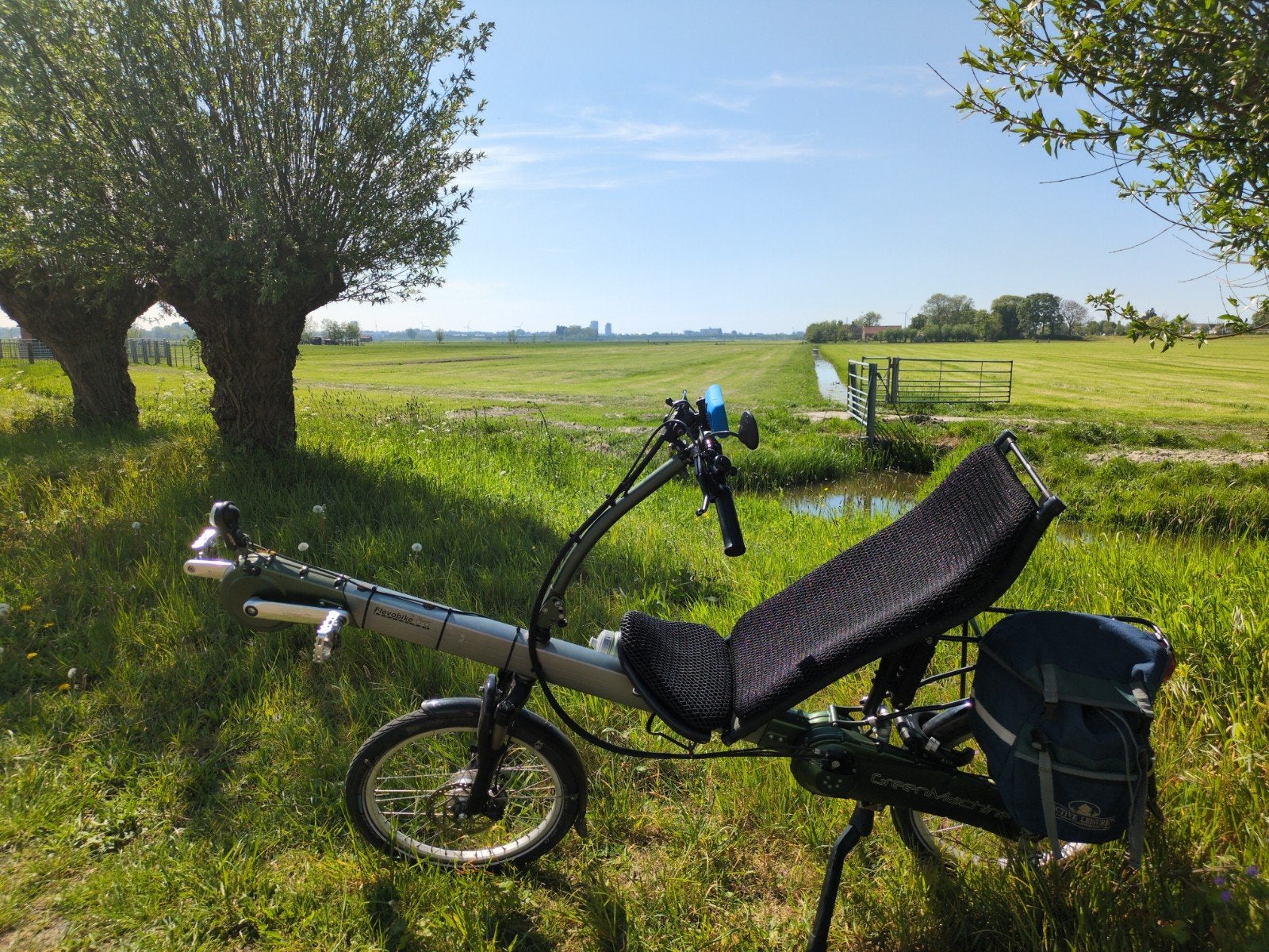 Flevobike Green Machine, Fietsen en Brommers, Fietsen | Ligfietsen, Ophalen, Gebruikt, Bovenstuur, Overige merken