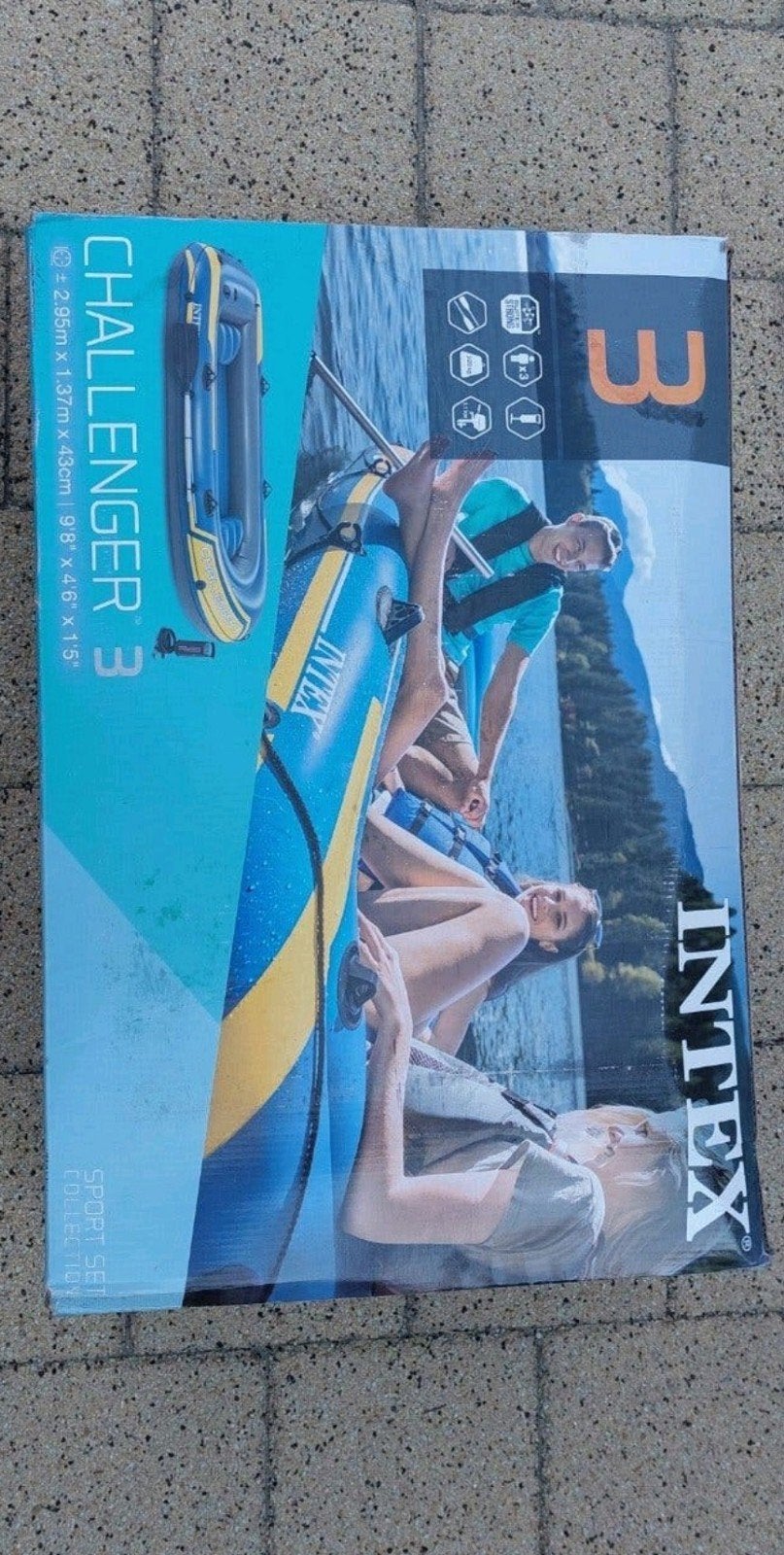 opblaasbare boot intex challenger 3, Watersport en Boten, Kano's, Ophalen, Nieuw, Overige typen