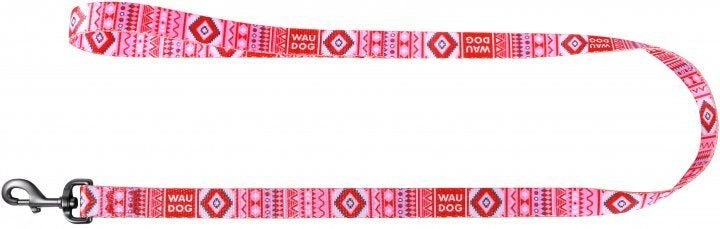 WAUDOG Ethno Red Hondenlijn Nylon 15 mm x 122 cm KOOPJE!!!, Ophalen of Verzenden, Nieuw, Hondenriem