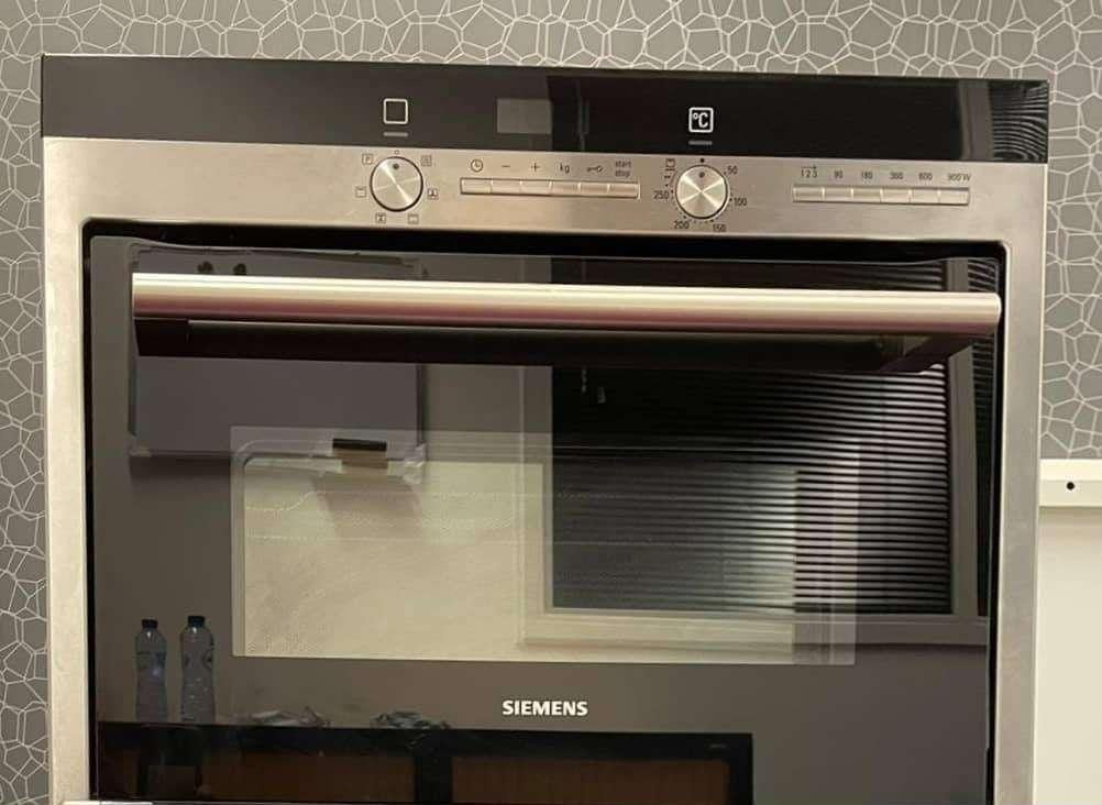 Siemens inbouw combi oven/magnetron, Ophalen, Zo goed als nieuw, Inbouw