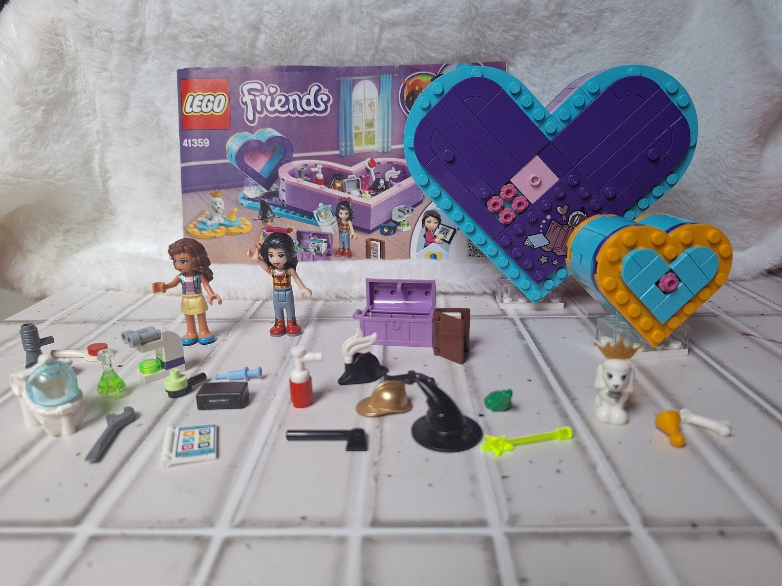 Lego friends hartvormige dozen vriendschappakket 41359, Lego, Friends, Ophalen of Verzenden, Zo goed als nieuw