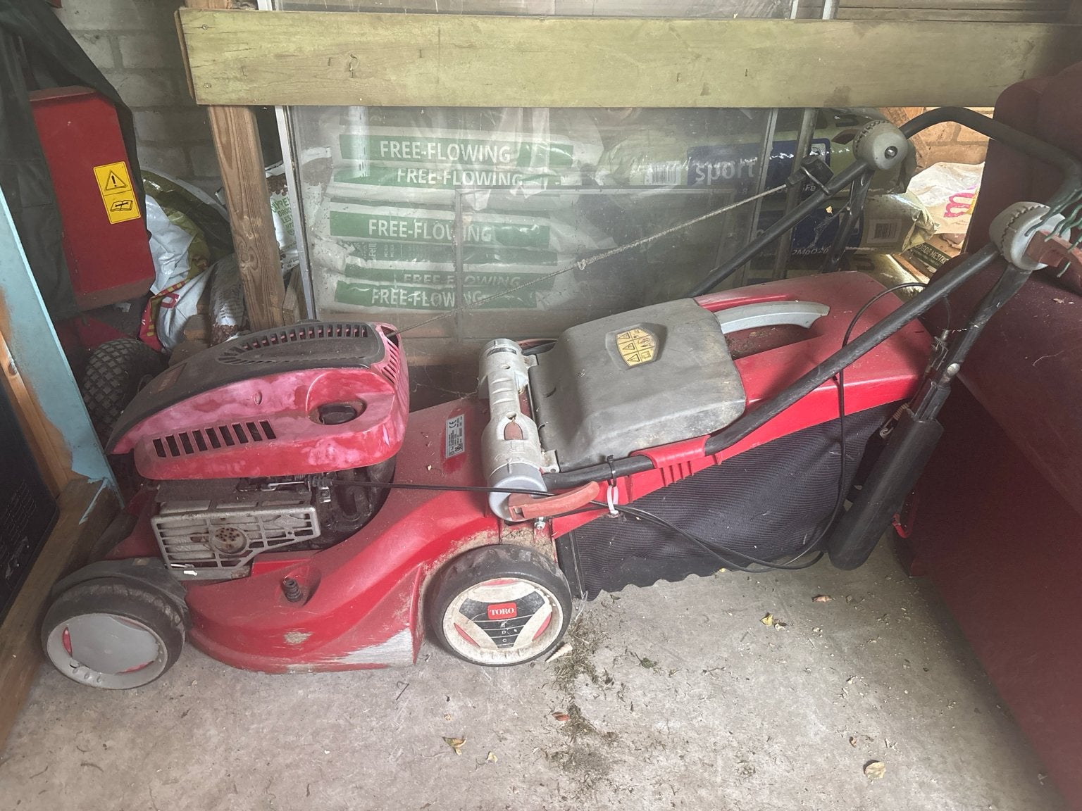 Toro benzinegrasmaaier met opvangbak: morgen afhalen !!, Ophalen, Gebruikt