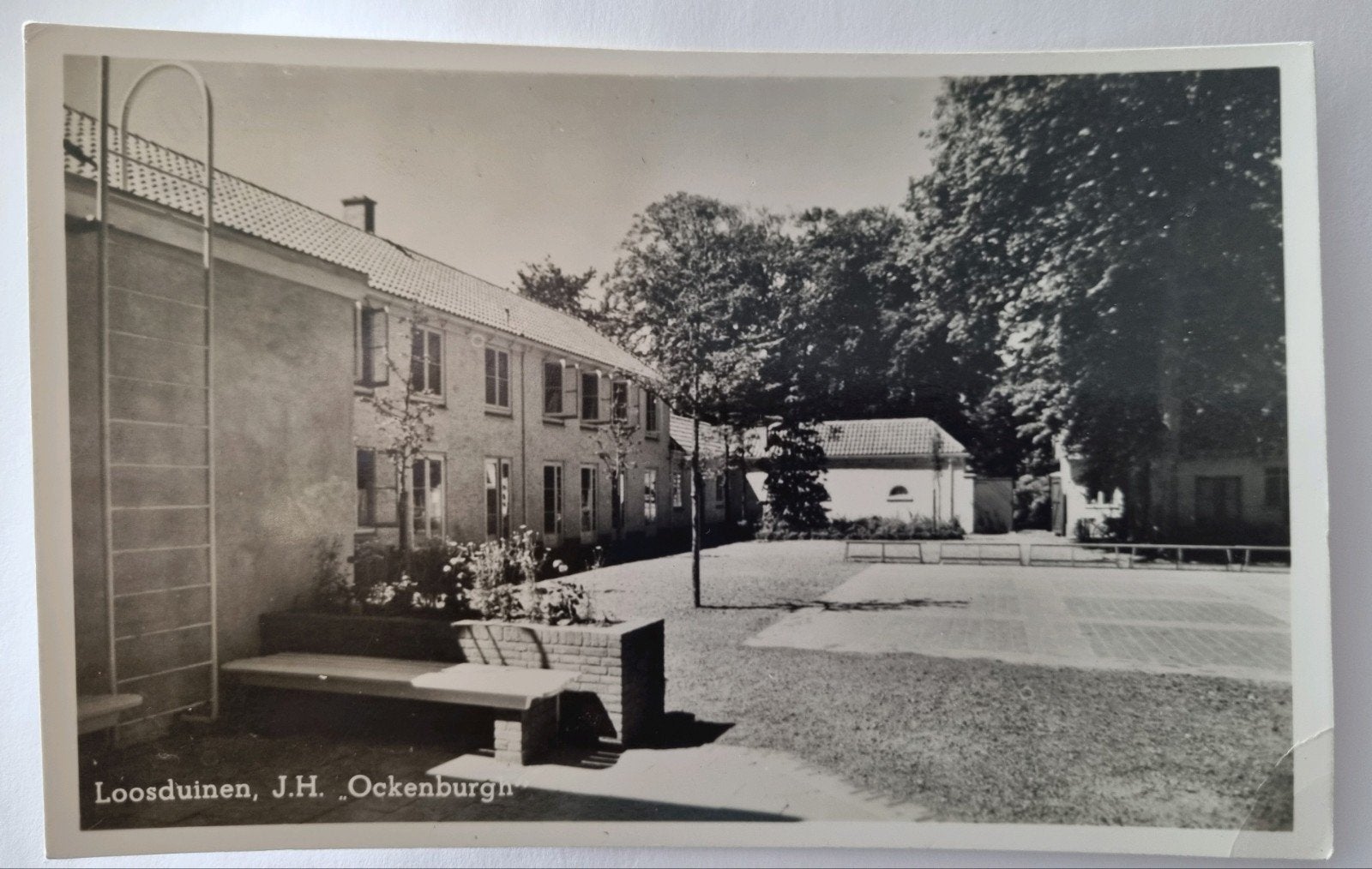 Oude Ansichtkaart Loosduinen Jeugdherberg Ockenburg, Ophalen of Verzenden, 1940 tot 1960, Ongelopen, Zuid-Holland