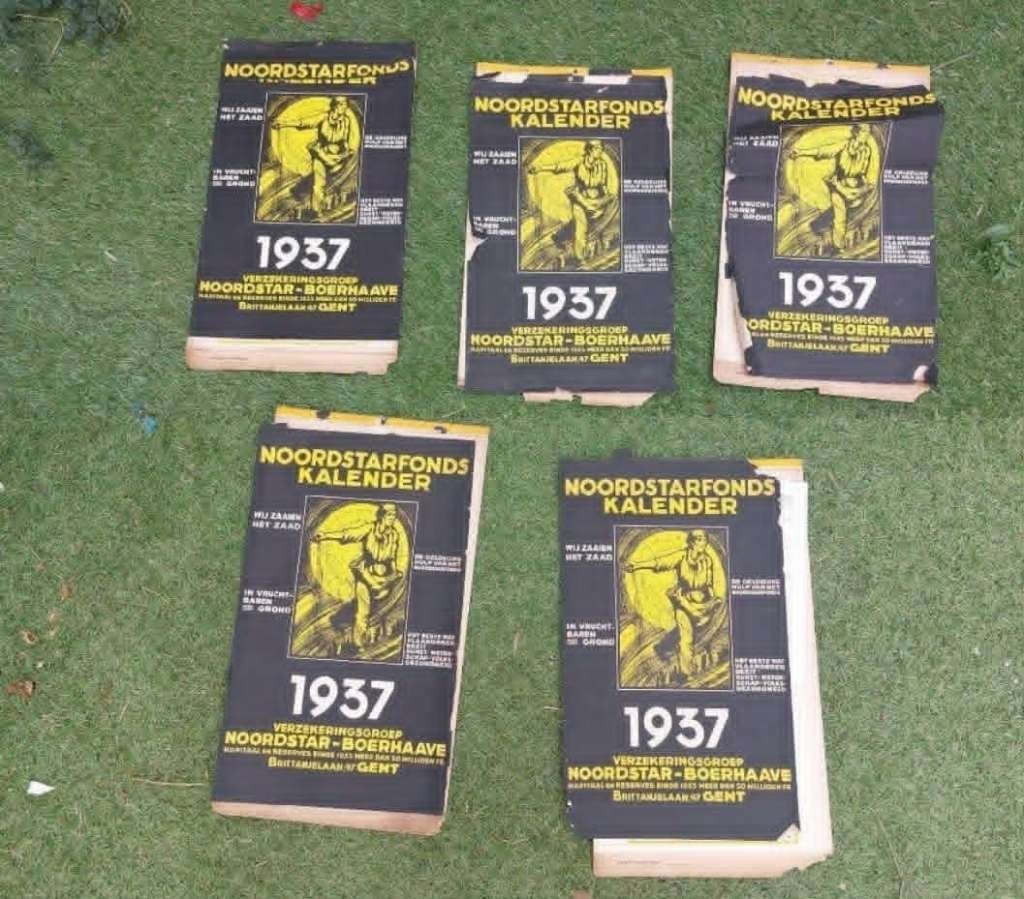 Noordstarfonds Kalender 1937 – Vlaamse beweging grouping Vla, Verzamelen, Ophalen of Verzenden, Overige soorten, Overige gebieden