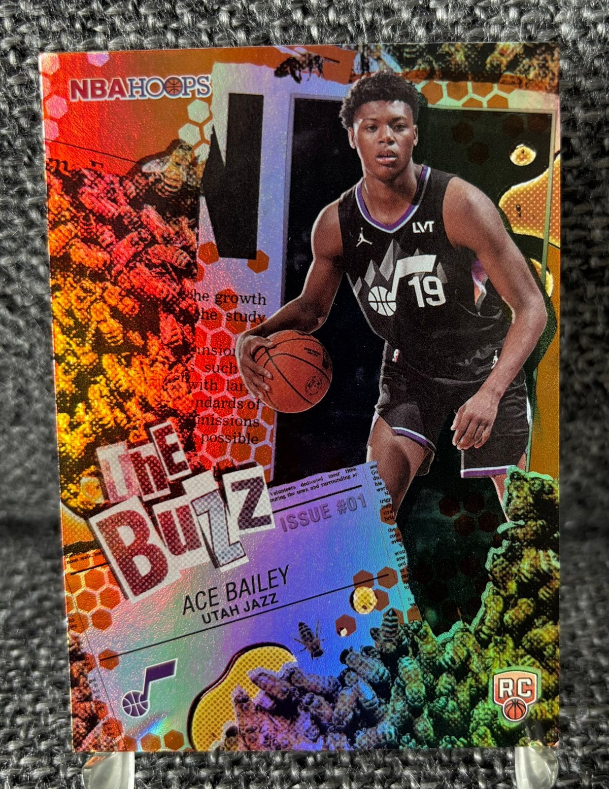 Ace Bailey Utah Jazz RC Topps NBA Hoops basketball card, Ophalen of Verzenden, Zo goed als nieuw, Plaatje