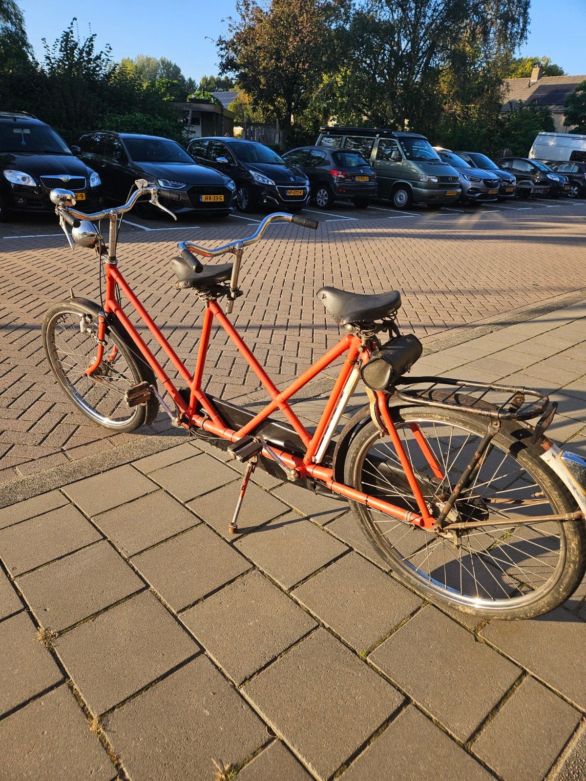 Simplex Tandem 1940 in goede staat, Fietsen en Brommers, Ophalen, Trommelrem, Simplex