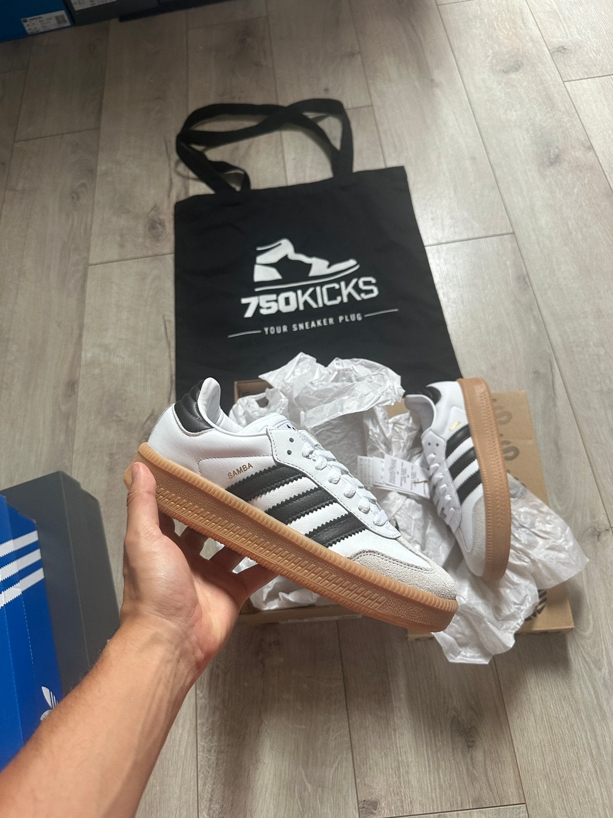 Adidas Samba XLG White Black Gum IE1377 Maat EU38 2/3 2.3, Kleding | Dames, Schoenen, Wit, Nieuw, Ophalen of Verzenden, Sneakers of Gympen
