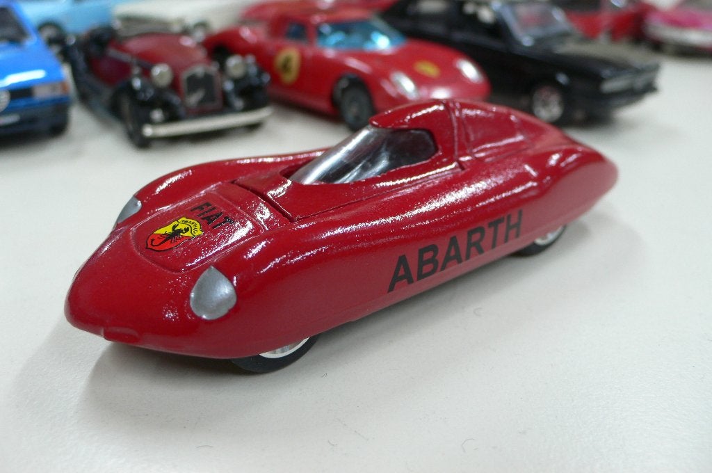 fiat abarth zoutvlakteracer - solido reedition 1/43, Verzenden, Nieuw, Auto, Solido