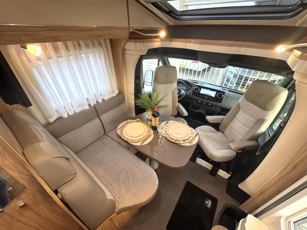 Hymer ML-T 580 MERCEDES AUTOMAAT ENKELE BEDDEN XXL GARAGE, Caravans en Kamperen, Campers, Automaat, Tot en met 2, Bedrijf, Diesel