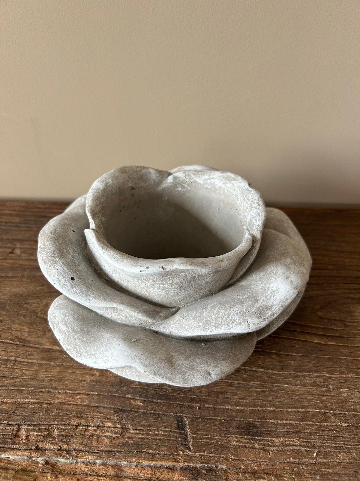 Betonnen Rozenpotje- Grijs, Ophalen, 10 cm, Nieuw, Grijs