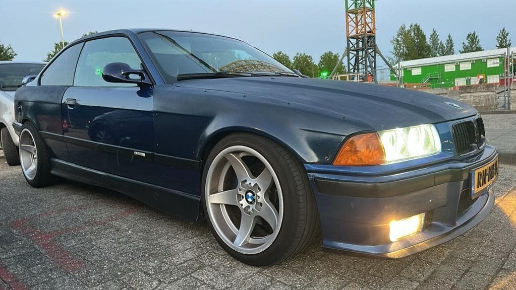 BMW 325 M52B25 E36 Coupé Blauw, Ophalen, Zo goed als nieuw