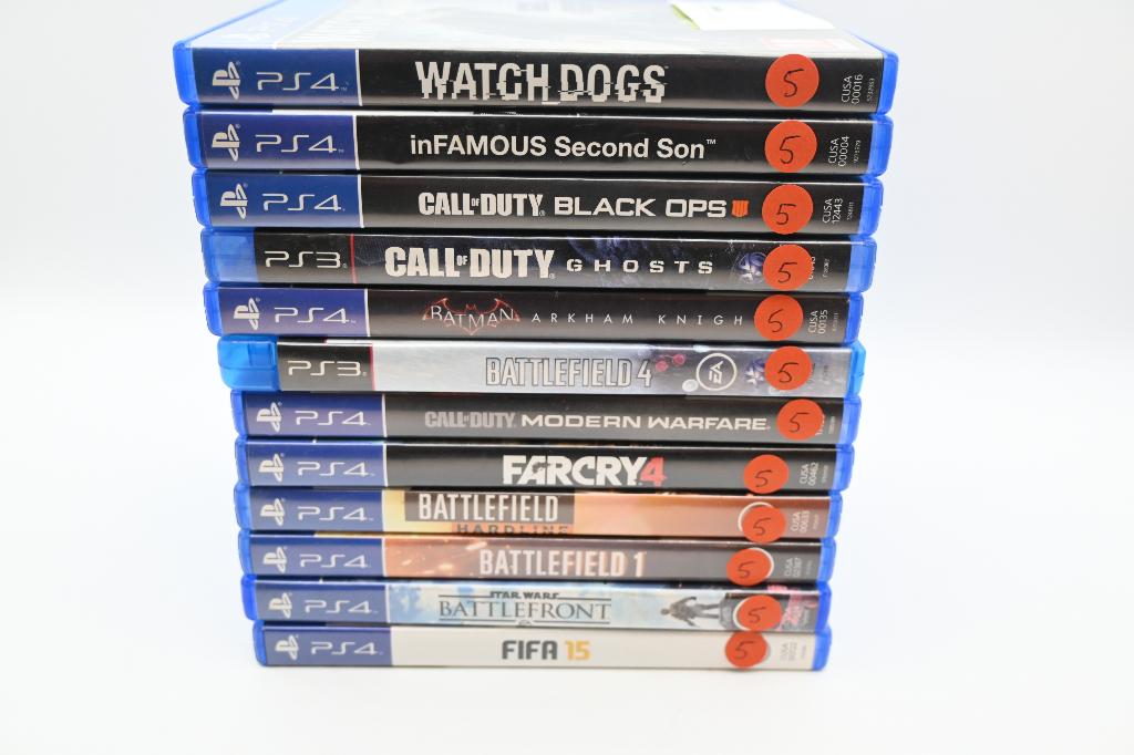 Diverse Playstation 4 Games €5,-, Gebruikt, Vanaf 18 jaar, -, 1 speler