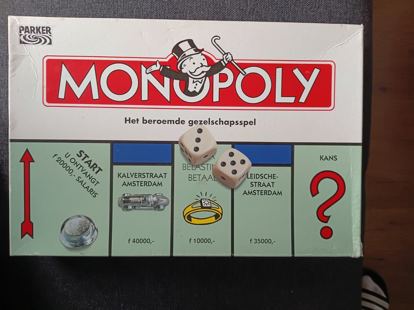 Monopoly - Het beroemde gezelschapsspel, Drie of vier spelers, Ophalen of Verzenden, Gebruikt, Parker