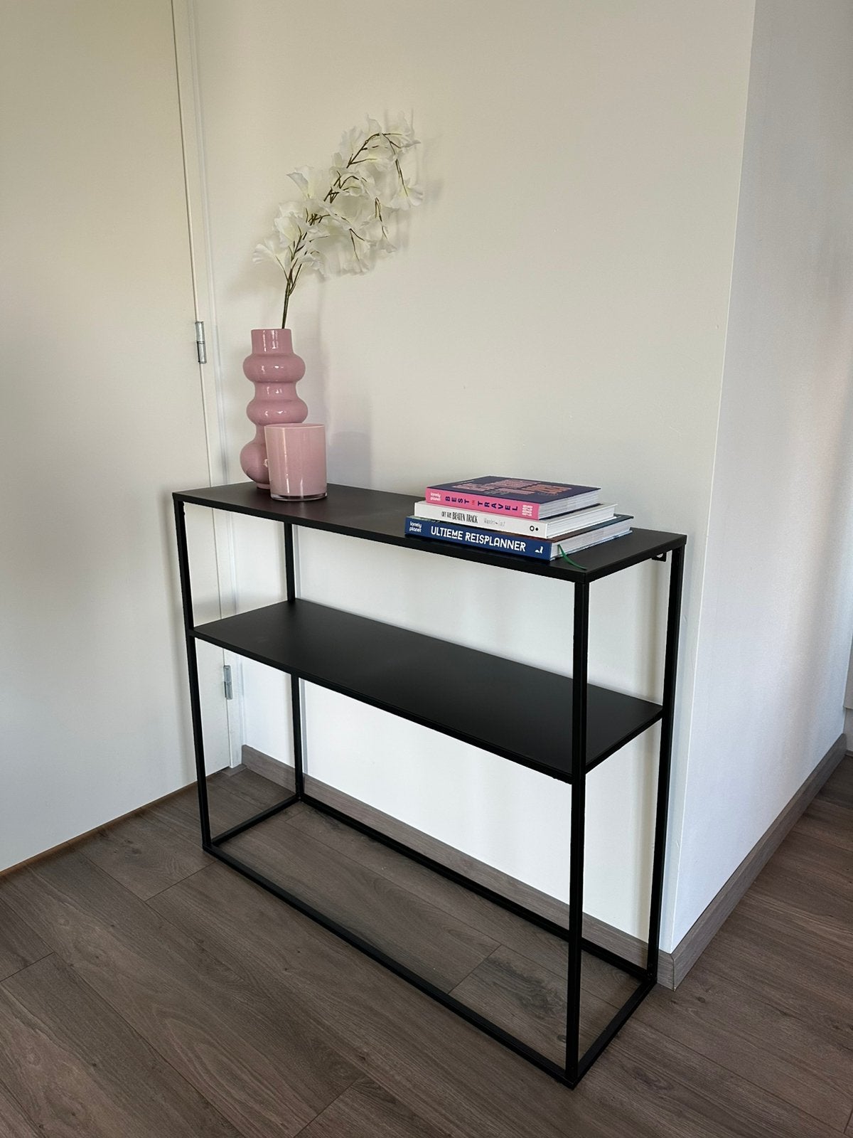 Metalen sidetable / wandtafel – Zo goed als nieuw, Ophalen, 50 tot 100 cm, Zo goed als nieuw, Metaal
