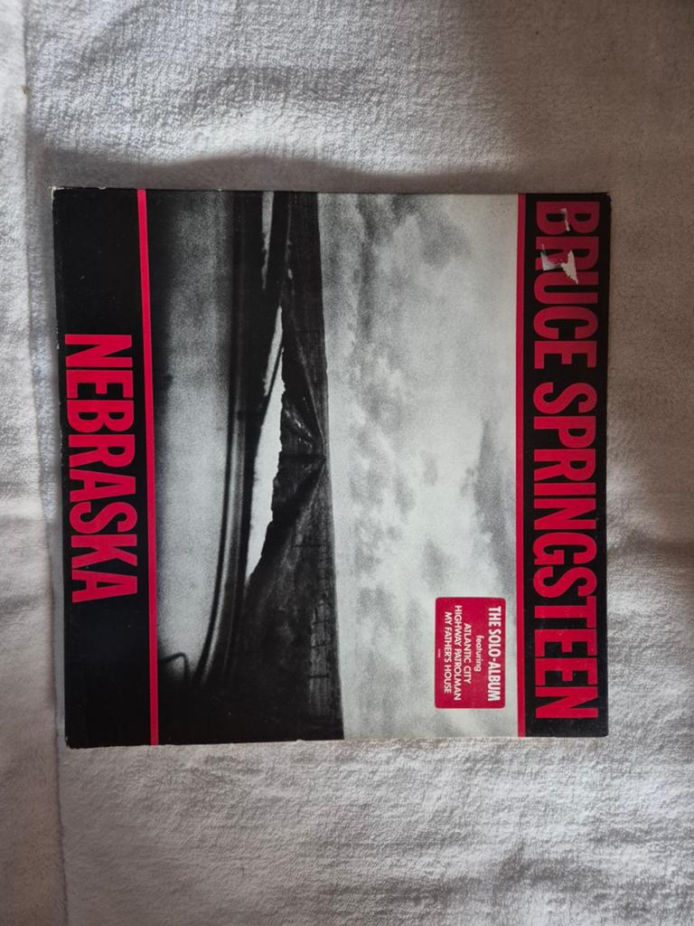 Bruce Springsteen - Nebraska LP (1982) - Originele Persing, Gebruikt, Originele persing, 1980 - 1989, Ophalen of Verzenden