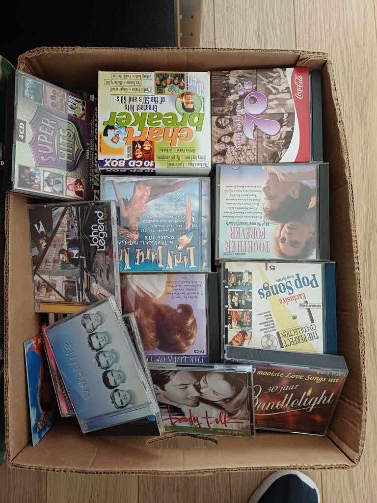 Grote collectie diverse CD's - Pop, Rock, Blues, Dance, Cd's en Dvd's, Ophalen, Gebruikt, Boxset
