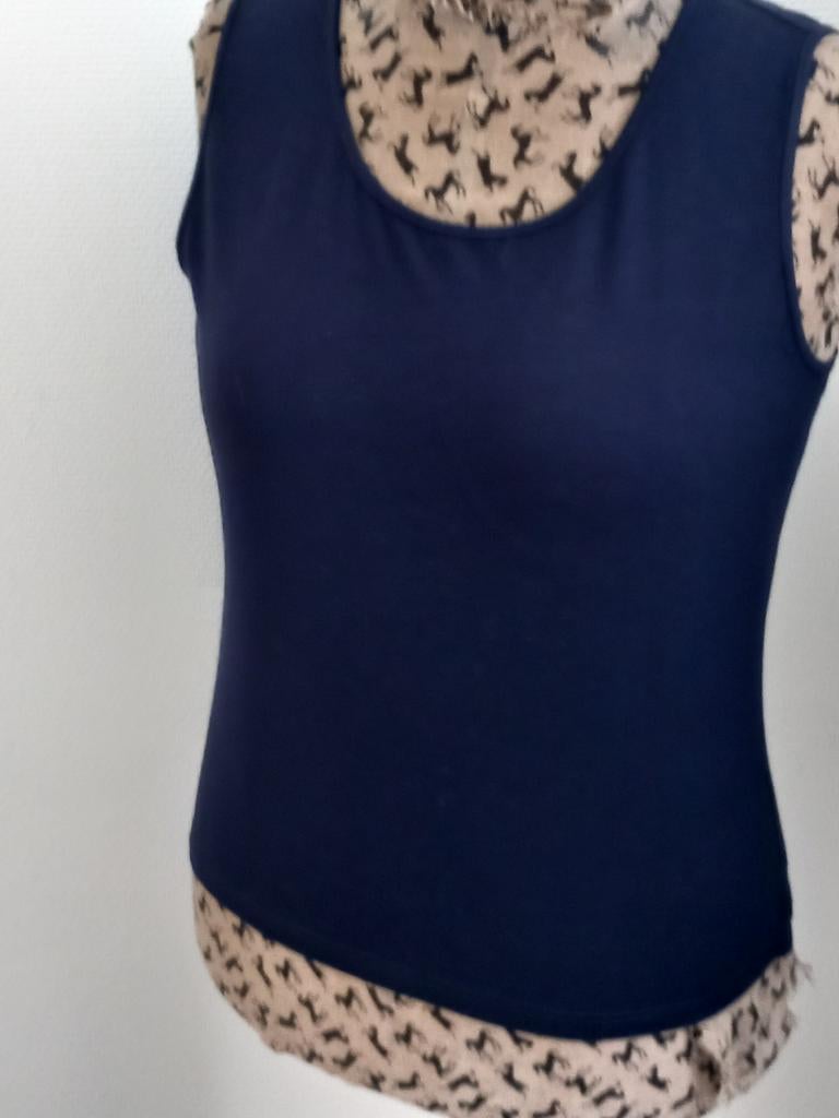 Hemd shirt blauw 44,/46 witteveen viscose, Blauw, Maat 42/44 (L), Nieuw, Ophalen of Verzenden