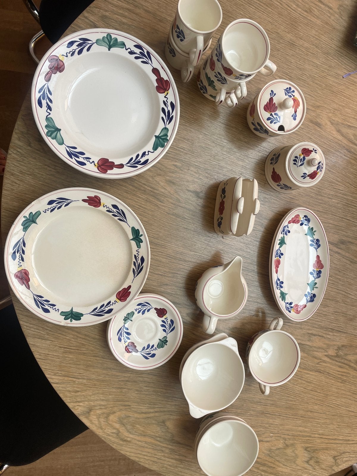 Boerenbont servies, Antiek en Kunst, Antiek | Servies compleet, Ophalen
