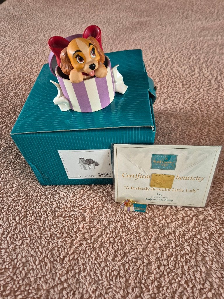 WDCC Lady en Dombo, Verzamelen, Disney, Ophalen of Verzenden, Bambi of Dumbo, Nieuw, Beeldje of Figuurtje