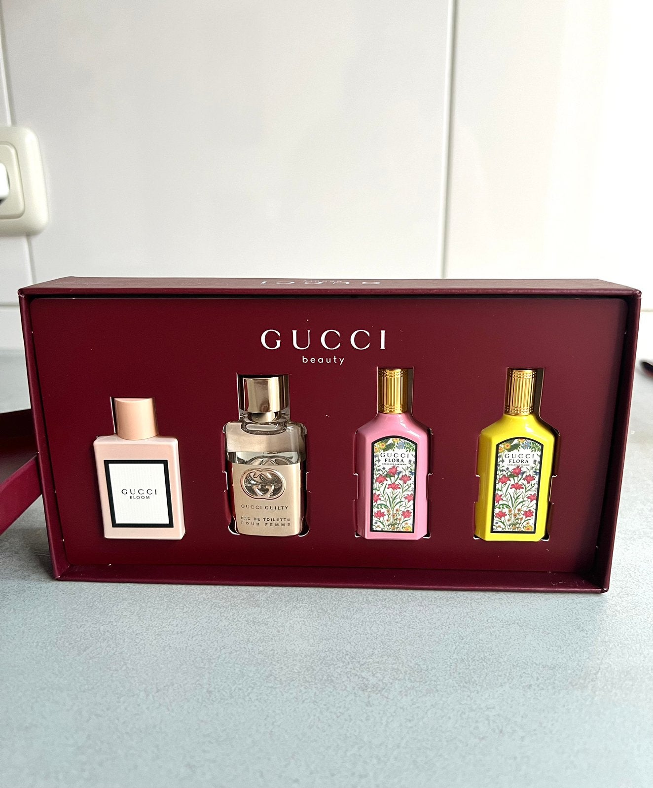 Gucci Flora Gorgeous Gardiner Miniature giftset, Verzamelen, Ophalen of Verzenden, Nieuw, Miniatuur