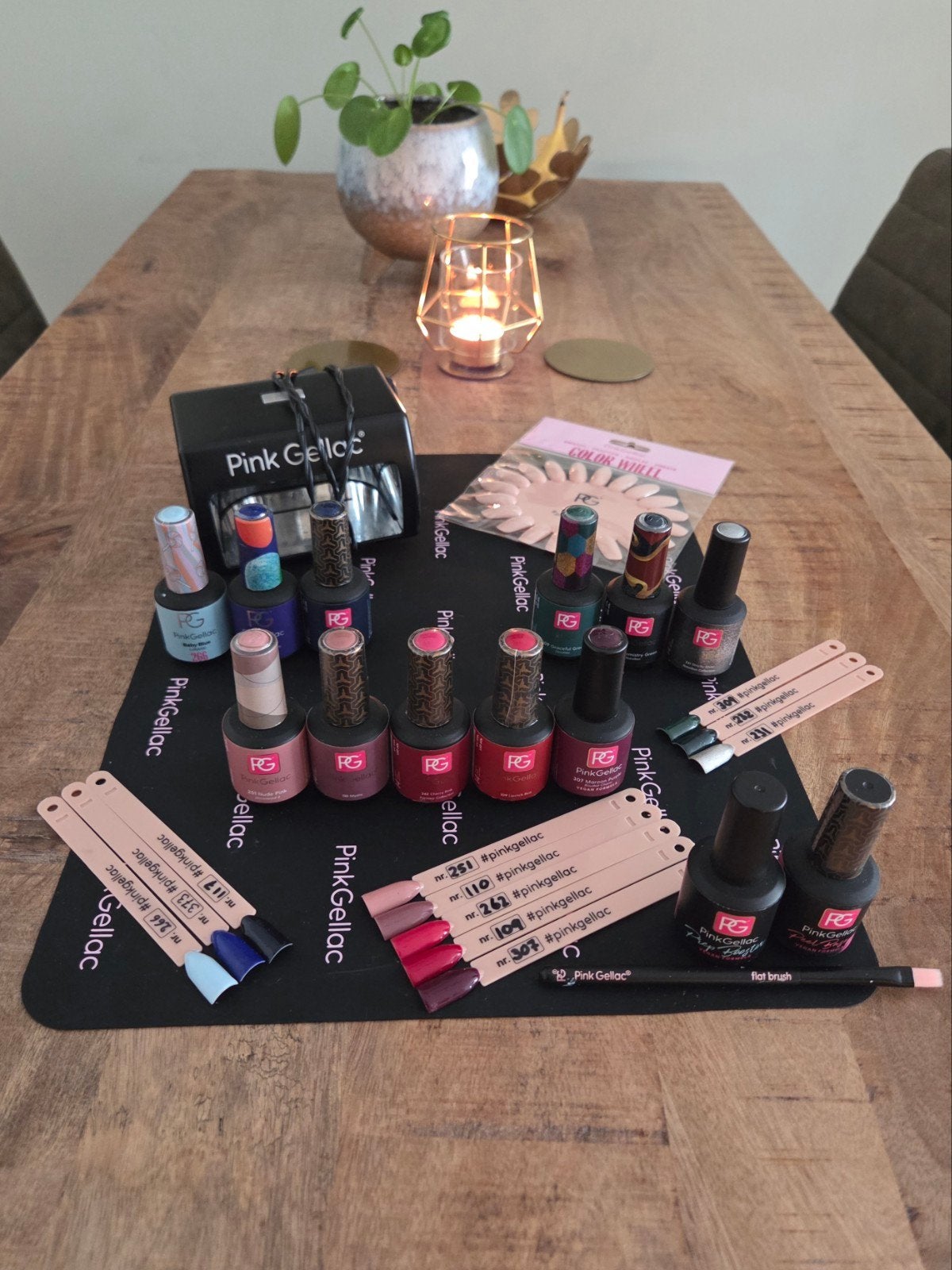 Pink Gellac SET, Ophalen of Verzenden, Zo goed als nieuw, Handen en Nagels