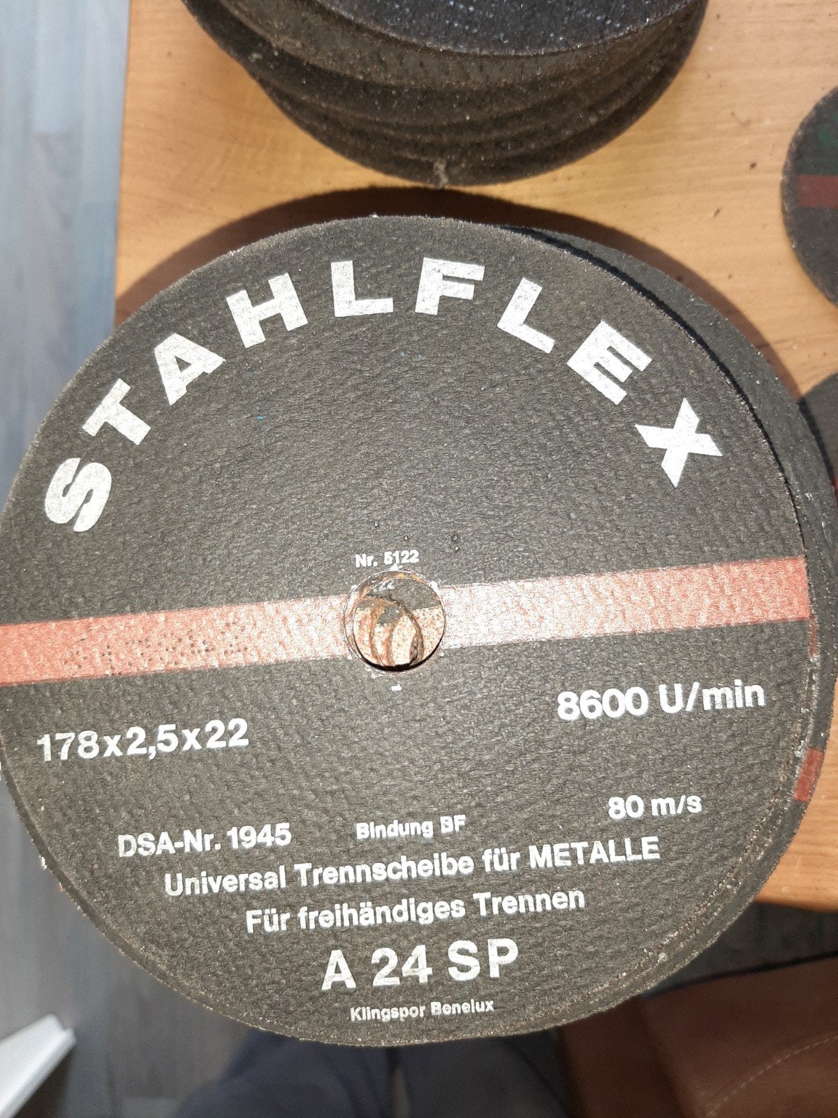 Diverse slijpschijven voor metaalbewerking, Doe-het-zelf en Verbouw, Ophalen, 1000 watt of meer, Haakse handslijpmachine